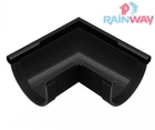 Угол желоба наружный 90 градусов RAINWAY 90 система Графитовый