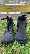 Берці короткі полегшені , взуття для військових,пожежних, поліції KROK BUС03, 42 розмір, чорні, 01.42 - зображення 3