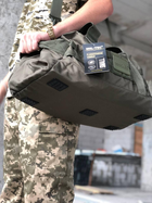 Універсальна тактична військова сумка MIL-TEC US Combat Parachute Cargo Small 25 л, ОРИГІНАЛ, олива - зображення 6