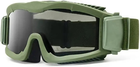 Тактические военные армейские баллистические альфа защитные вентилируемые очки Military Tactical goggles 1шт - изображение 2