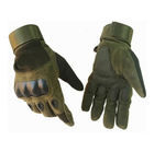 Перчатки тактические полнопалые (пара), размер ХL, цвет олива - изображение 3