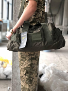 Універсальна тактична військова сумка MIL-TEC US Combat Parachute Cargo Small 25 л, ОРИГІНАЛ, олива - зображення 3