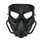 Маска для страйкбола из поликарбоната. Тактический шлем маска для мотоцикла. Противоударная лыжная маска KartLine - изображение 1