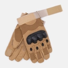 Тактические перчатки Suzhou M Коричневые (130720223/M) - изображение 4