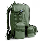Рюкзак тактичний, військовий MT50, 50 л. з підсумками та MOLLE Green - зображення 4