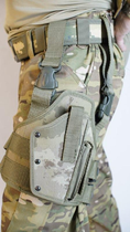 Кобура Тактическая Набедренная Военная Для Пистолета Макарова Набедренник Олива - изображение 8