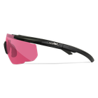 Защитные баллистические очки Wiley X SABER ADV Серые/оранжевые/красные линзы/матовая черная оправа - изображение 4