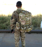 Военный Тактический Рюкзак с Подсумками на 50 л Камуфляж с системой MOLLE Ranger Tactical 50L Multicam Армейский Штурмовой - изображение 3