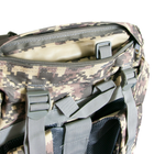 Чоловічий рюкзак тактичний "A21 Pixel - пустеля", армійський баул - штурмовий рюкзак 70л великий з чохлом (1009433-Other) - зображення 3