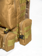 Рюкзак тактический военный ЗСУ штурмовой molle 50 л койот - изображение 8