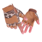 Тактичні рукавички безпалі Gloves піксель розмір XL (11686) - зображення 3