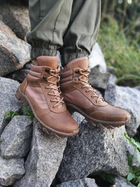 Тактические мужские ботинки с трековой подошвой коричневые размер 39 - изображение 1