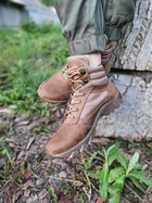 Тактические мужские ботинки с трековой подошвой коричневые размер 45 - изображение 5