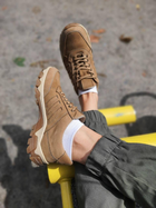 Тактические женские кроссовки коричневые размер 40 - изображение 3