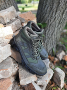 Тактичні зручні чоловічі черевики темно-зелені розмір 37 - зображення 1