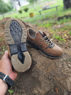 Тактичні чоловічі кросівки в кольорі коричневі розмір40 - зображення 3