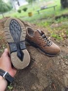 Тактические мужские кроссовки в цвете коричневые размер 38 - изображение 3