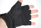 Тактичні рукавички без пальців 9064_M_Black - зображення 3
