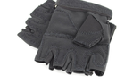 Тактичні рукавички без пальців 9064_M_Black - зображення 7