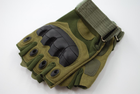 Перчатки тактические без пальцев 9050_XL_Olive - изображение 1