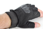 Тактичні рукавички без пальців 9064_XL_Black - зображення 5