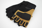 Тактичні рукавички без пальців 9065_Beige - зображення 6