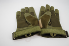 Тактичні рукавички з пальцями 9054_M_Olive - зображення 7