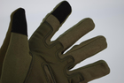 Тактичні рукавички з пальцями 9070_XL_Olive_Sensor - зображення 7