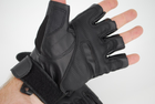 Тактичні рукавички без пальців термостійкі 9069_XL_Black - зображення 7