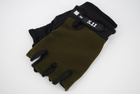 Тактичні рукавички без пальців 9055_Khaki - зображення 7
