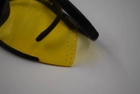 Окуляри сонцезахисні спортивно-тактичні з жовтою лінзою та гумовими завушниками 2075_C5 - зображення 3