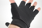 Тактичні рукавички без пальців 9065_Black - зображення 4