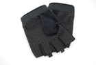Тактичні рукавички без пальців 9065_Black - зображення 8