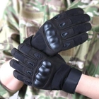 Перчатки тактические Storm-1; M (18-20см); Полнопалые; Черные. Штурмовые перчатки Штурм М. - изображение 8