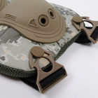 Армейские налокотники тактические защитные быстросъемные налокотники киборг МХ19 Пиксель (KS1111222) - изображение 6