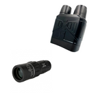 Комплект Цифровой бинокль ночного видения Hunter H4000NV Nightvision ночной визор с фото и видео съемкой Черный + Монокуляр Bushnell 8KM-16x52 Ultra HD ударопрочный - изображение 8