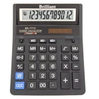 Електронний калькулятор Brilliant 12-розрядний 157 x 200 x 31 мм (BS-777C)