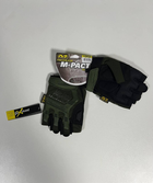 Тактические рукавицы без костяшок прорезиненые M-PACK XL Олива - изображение 1