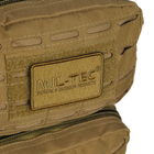 Тактический рюкзак 20 л Койот MIL-TEC Assault Laser Cut 20L Coyote с системой MOLLE Военный Рюкзак Армейский Штурмовой Водоотталкивающий - изображение 6