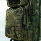 Рюкзак тактический 45 литров объем для ЗСУ, мужской штурмовой военный рюкзак 45л Cordura 1000d Мультикам - изображение 3