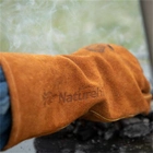 Перчатки вогнестійкі шкіряні Naturehike NH20FS042, коричневі - зображення 5