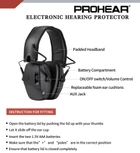 Активні тактичні навушники PROHEAR® Модель: EM026 - зображення 6