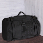 Трансформер рюкзак-сумка водонепроникний de esse 8825-black Чорний - зображення 7