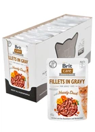 Влажный корм Brit Care Fillets in Gravy Hearty Duck с филе утки в соусе 85 г