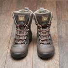 Берці зимові черевики тактичні чоловічі, туфлі тактичні чоловічі берці зимові, натуральна шкіра, розмір 46, Bounce ar. SF-UJ-2146, колір коричневий - зображення 10