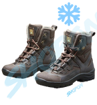 Берці зимові черевики тактичні чоловічі, туфлі тактичні чоловічі берці зимові, натуральна шкіра, розмір 44, Bounce ar. SF-UJ-2144, колір коричневий - зображення 1
