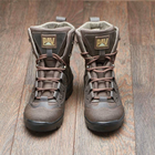 Берці зимові черевики тактичні чоловічі, туфлі тактичні чоловічі берці зимові, натуральна шкіра, розмір 44, Bounce ar. SF-UJ-2144, колір коричневий - зображення 10