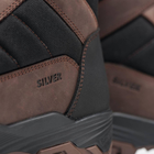 Берці зимові черевики тактичні чоловічі, туфлі тактичні чоловічі берці зимові, натуральна шкіра, розмір 47, Bounce ar. WE-OI-2047, колір коричневий - зображення 9