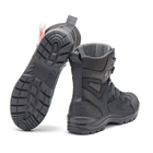 Берці зимові черевики тактичні чоловічі, туфлі тактичні чоловічі берці зимові, натуральна шкіра, розмір 45, Bounce ar. YU-UL-2045, колір чорний - зображення 4