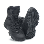 Берці зимові черевики тактичні чоловічі, туфлі тактичні чоловічі берці зимові, натуральна шкіра, розмір 40, Bounce ar. KG-FB-2040, колір чорний - зображення 4